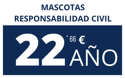 Seguro de responsabilidad civil para mascotas ASISA desde 22,66 € al año
