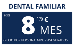 Seguro dental familiar ASISA desde 8,70 € al mes por persona con descuento